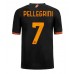 AS Roma Lorenzo Pellegrini #7 3rd Dres 2023-24 Krátkým Rukávem